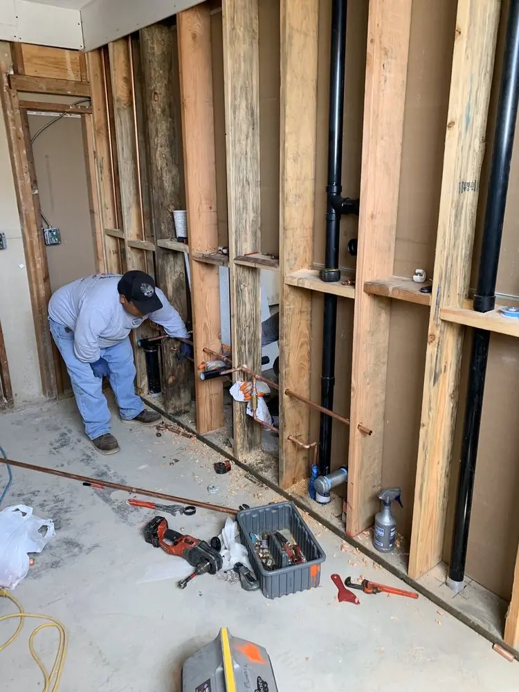 Commercial rough-in plumbing for Commercial Plumbing in Northwood Edens